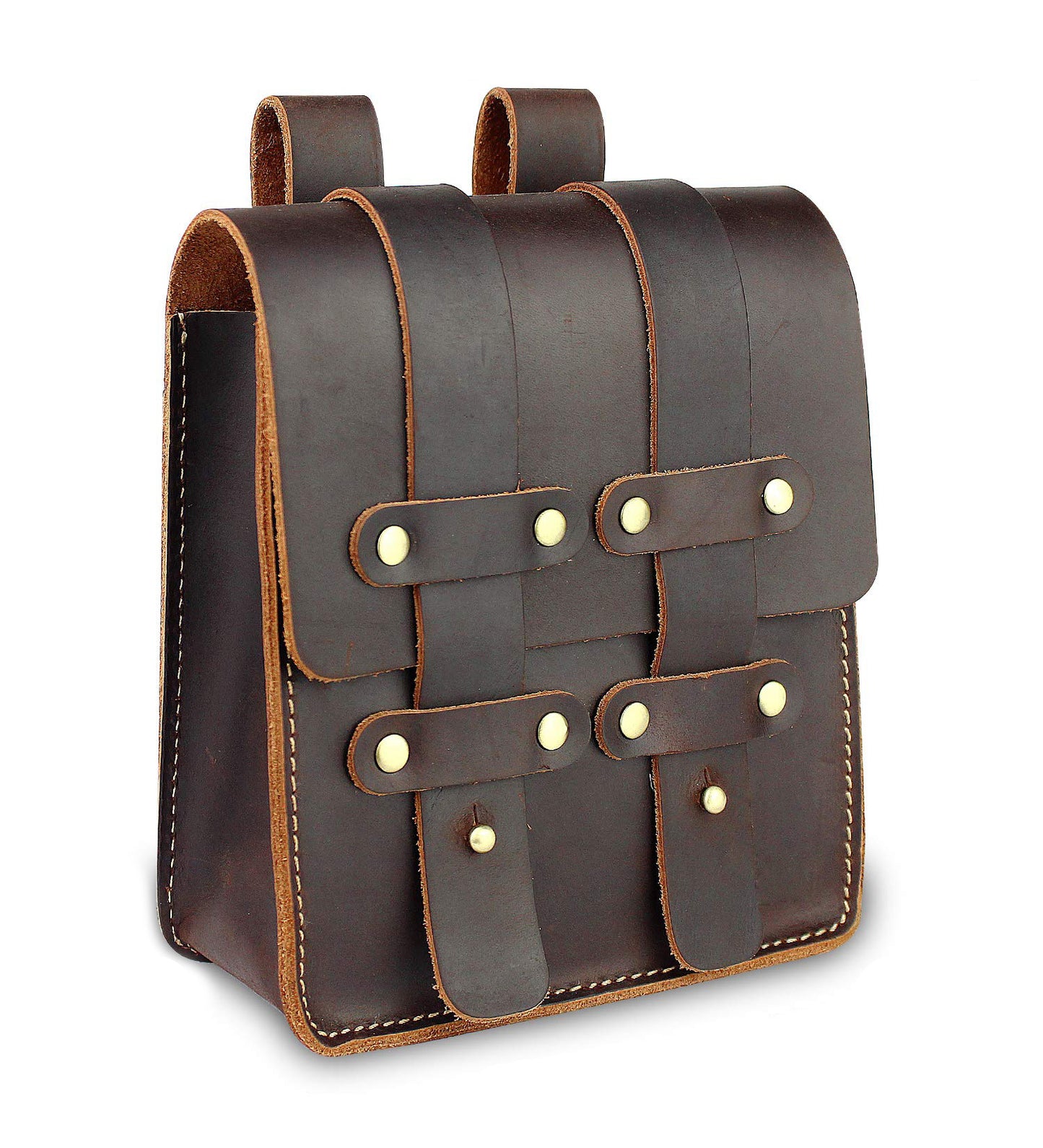 Women's & Men's & Pants Pannier Crazy Horse Genuine Men's Waist Packs