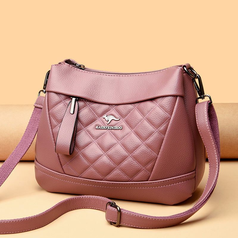 Women's Attractive Female Lady Embroidery Line Shoulder Bags