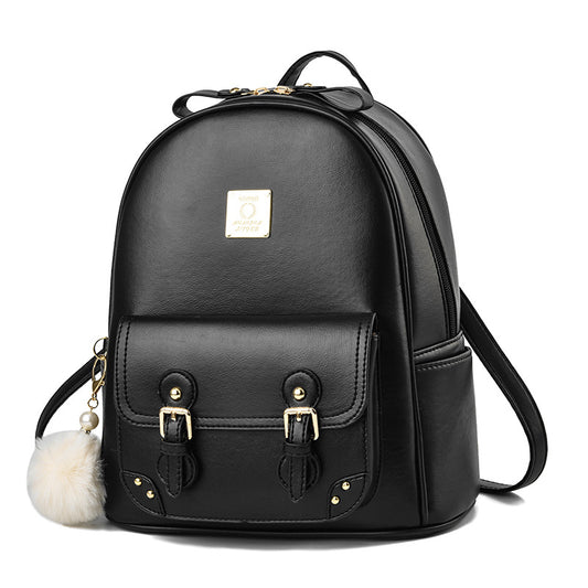 Women's Fashion Large Capacity Soft Leather Backpacks