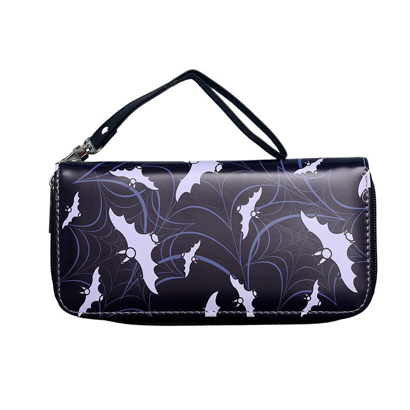 Women's & Men's Vintage Bat Ghost Long Large Capacity Ladies Wallet