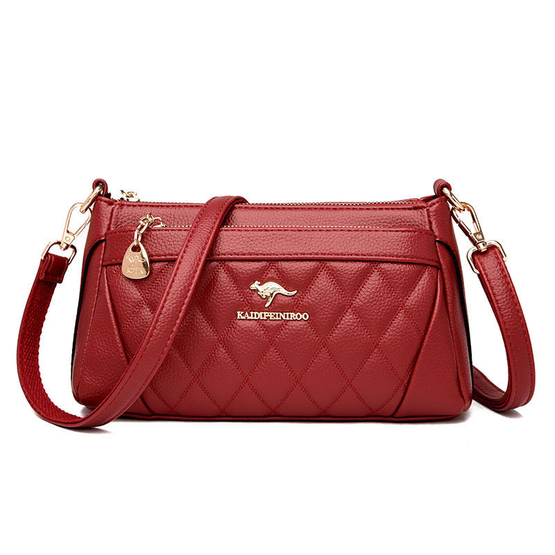 Women's Glamorous Genuine Leather Fashionable Soft Shoulder Bags