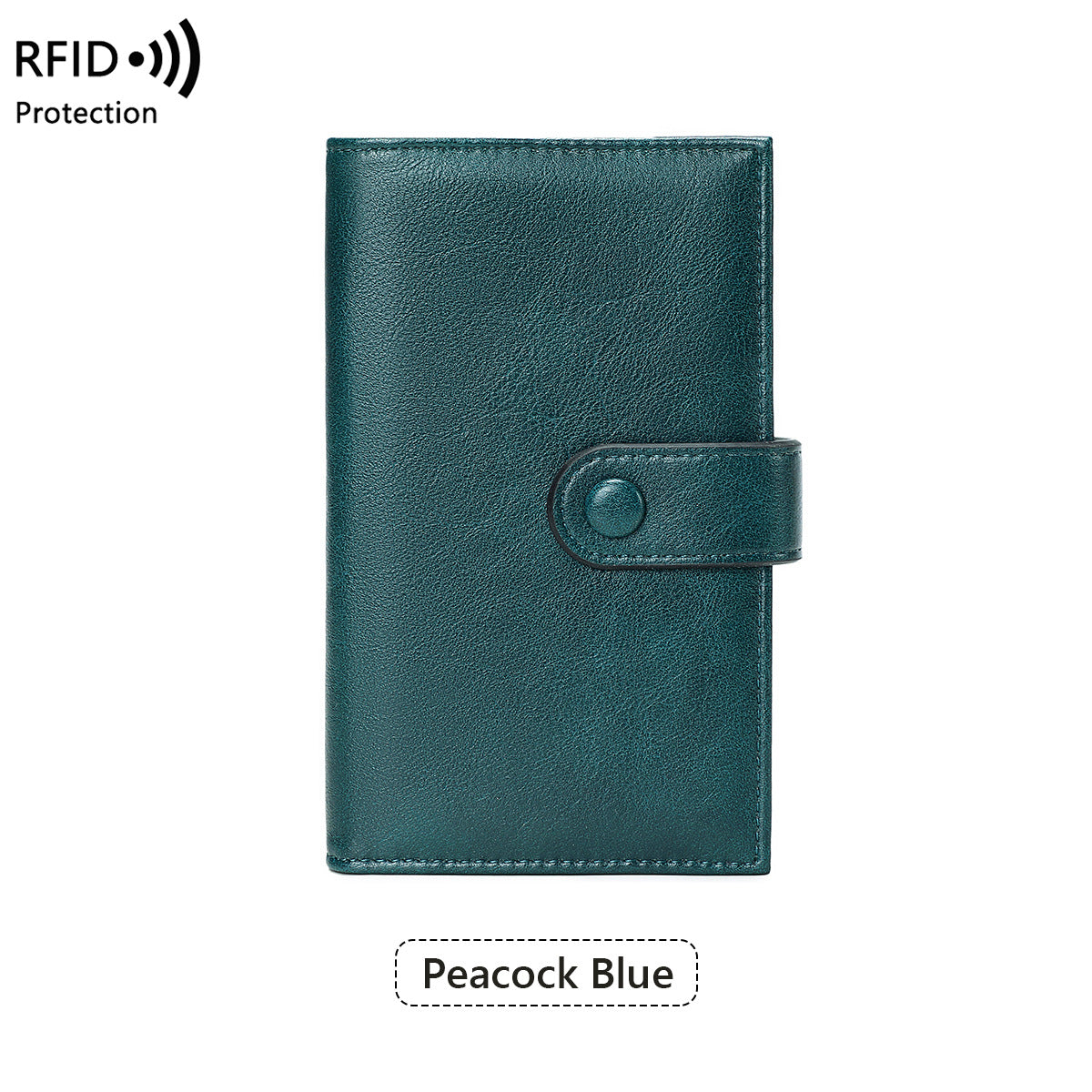 Women's Swiping Retro Passport Long Document Ladies Wallet