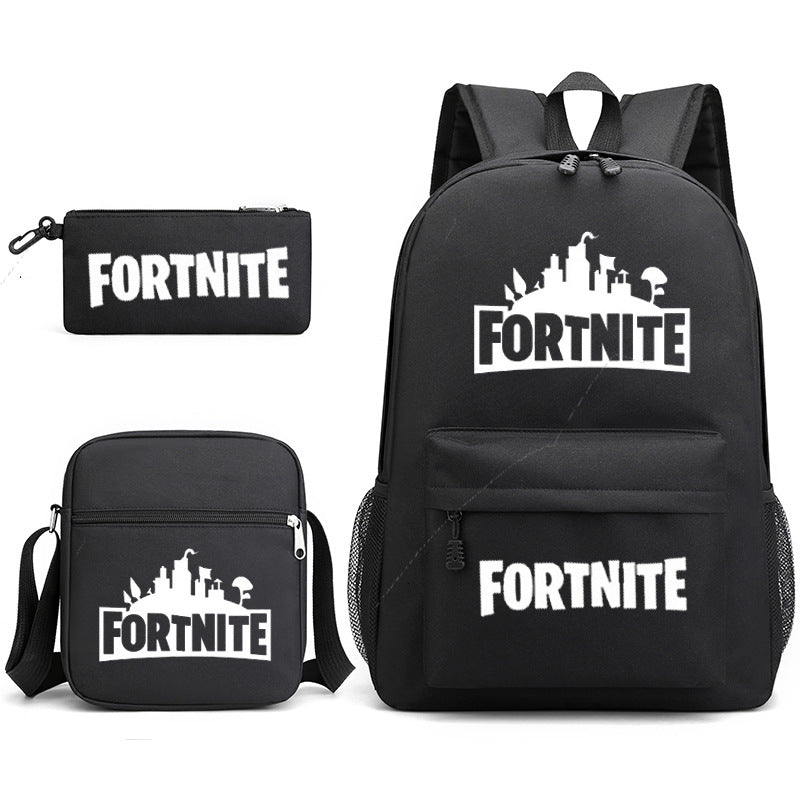 Durable Leo Massey Peripheral Printed Pencil Middle School Students' Schoolbags