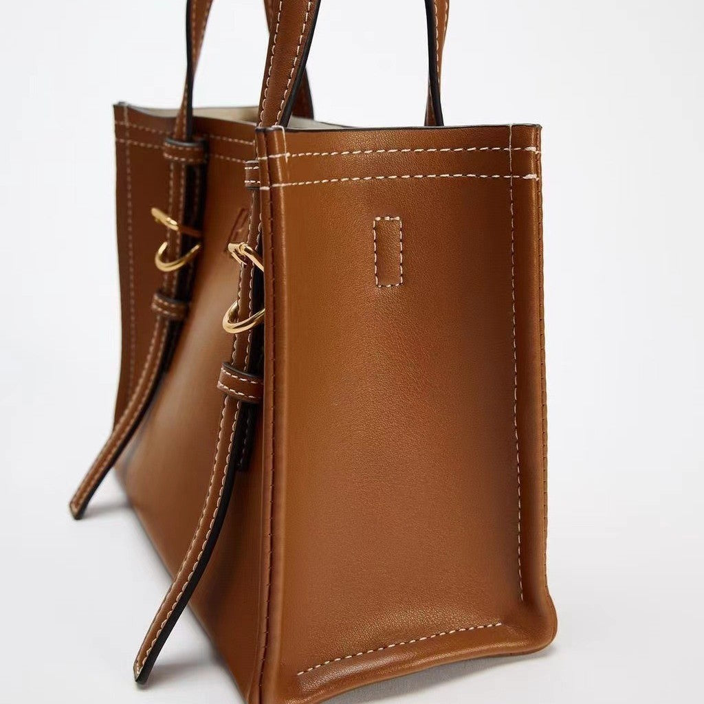 Brown Mini Autumn Commute Leisure Fashion Shoulder Bags