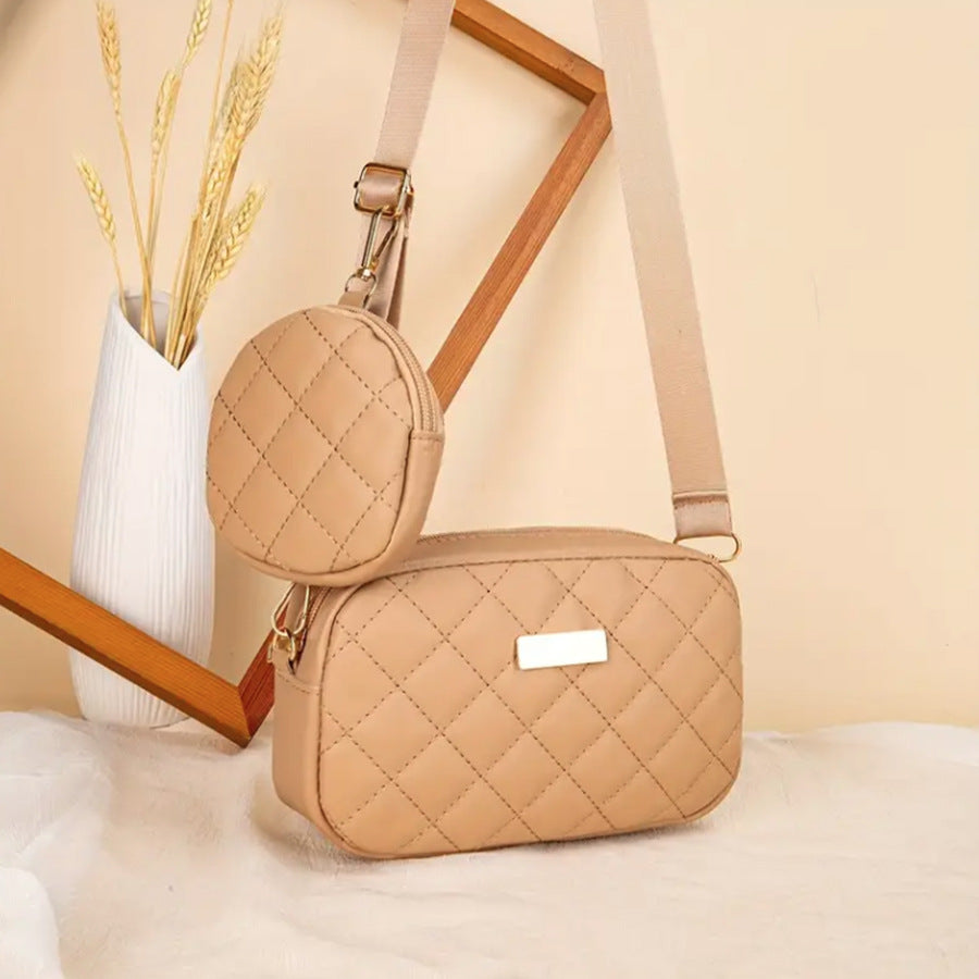 Women's Fashion Two-piece Suit Simple Commute Portable Bags