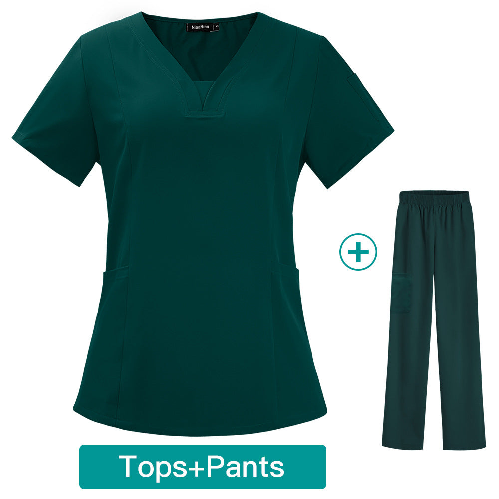 Gown Female Stomatologist Work Clothes Sleeve Male Hand Uniform