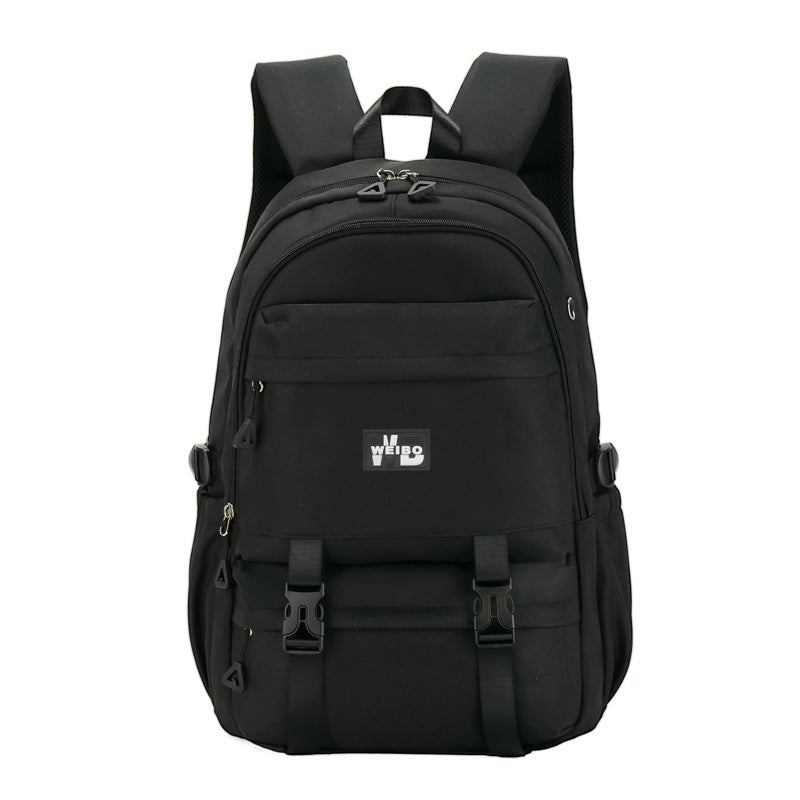 Women's Korean Style Simple Large Capacity Nylon Backpacks