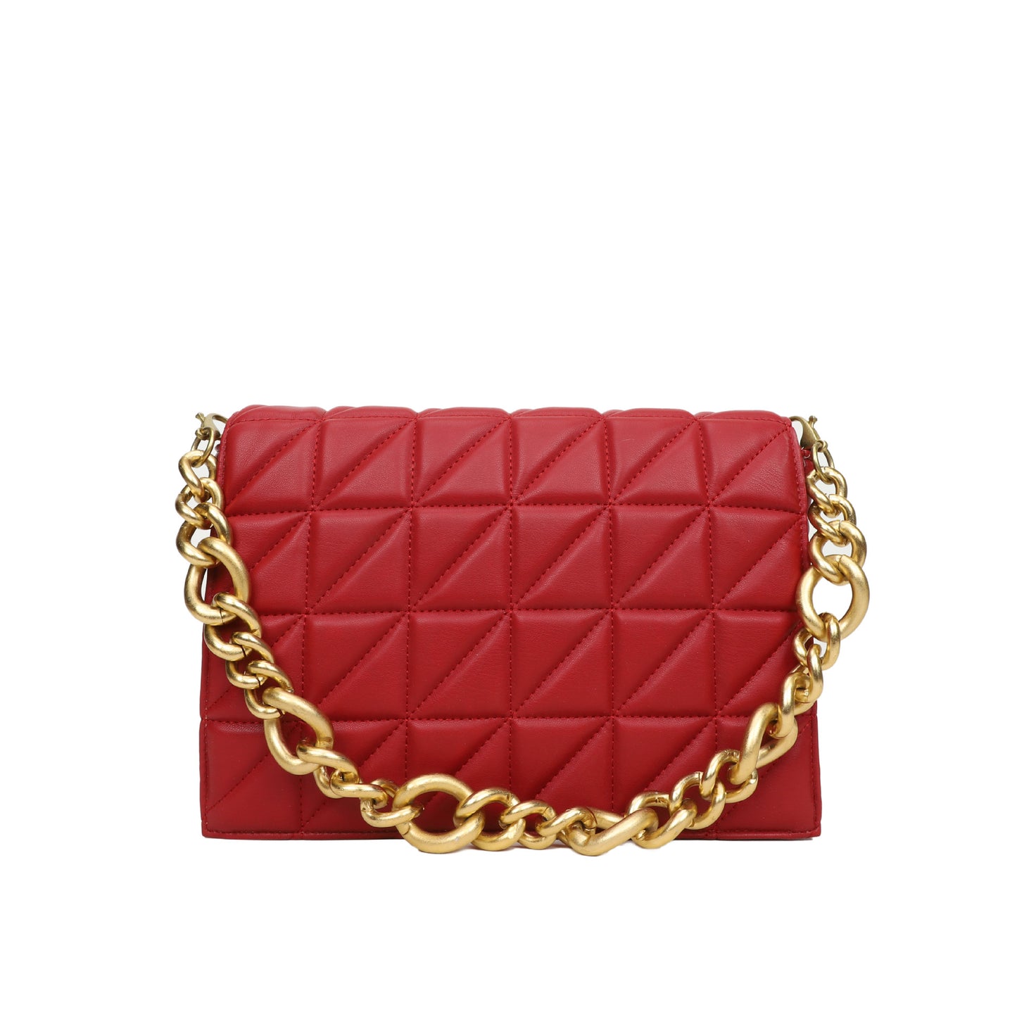 Women's Fashion Classic Style Thick Chain Embroidered Shoulder Bags