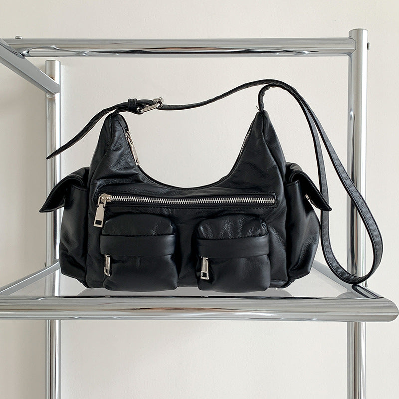 Design Fashion Motorcycle Elegant Sier Cool Crossbody Bags