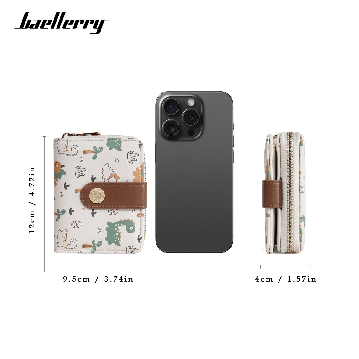 Women's Bear Printed Short High Sense Ladies Wallet