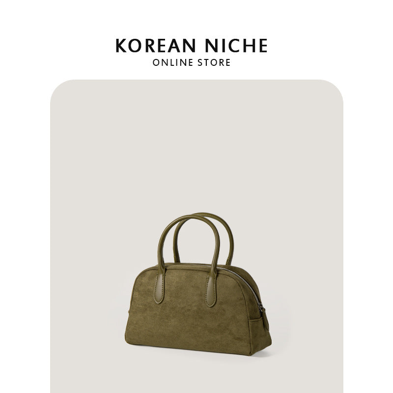 Korean Niche Design Suede Versatile High Handbags