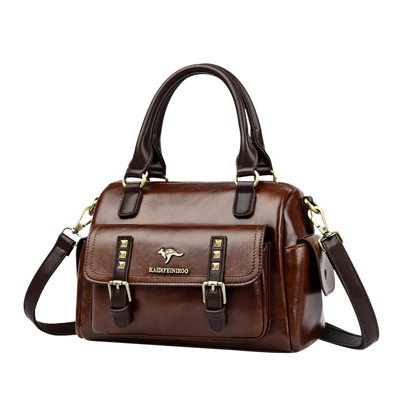 Women's Stylish Fashion Contrast Color Elegant Handbags
