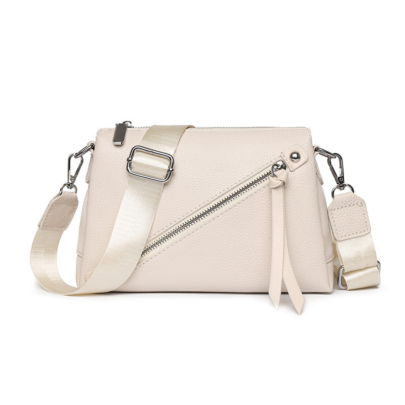 Women's High Quality Leather Trendy Storage Commuter Crossbody Bags