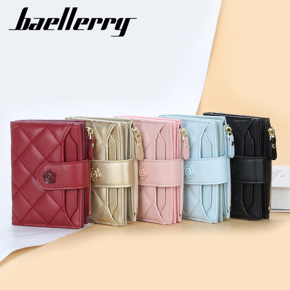 Women's Without Short Vertical Zipper For Card Holder