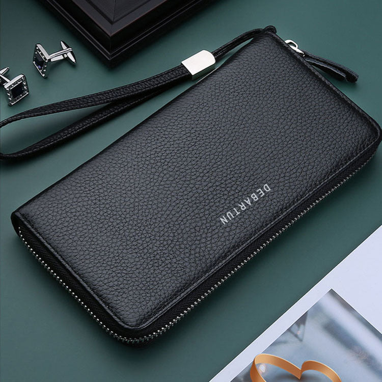 Men's Long Business Green Elegant Clutch Men's Wallet