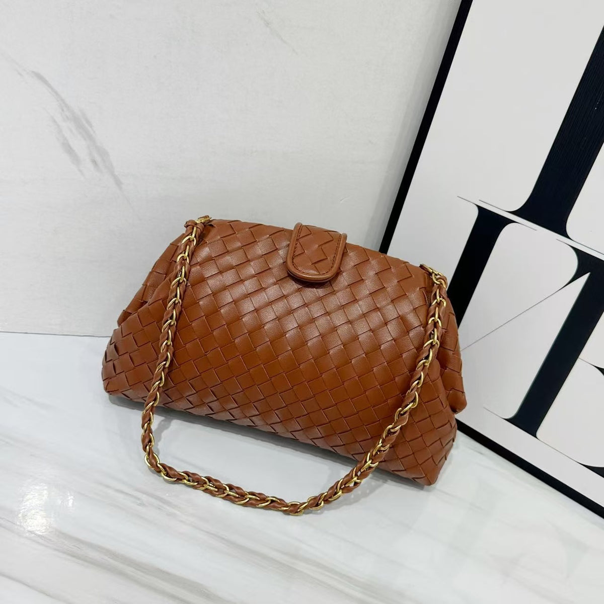 Woven Underarm Cloud Pleated Light Luxury Bags
