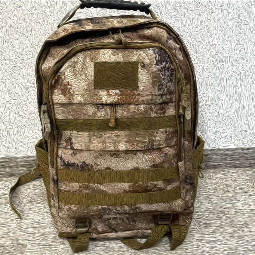 Camouflage Waterproof Nylon Cloth Army Fan Bags