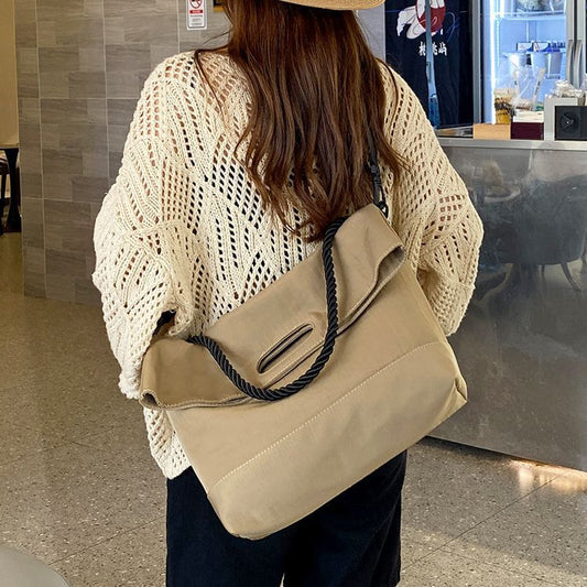 Nylon Oxford Cloth Large Capacity Thick Rope Versatile Crossbody Bags