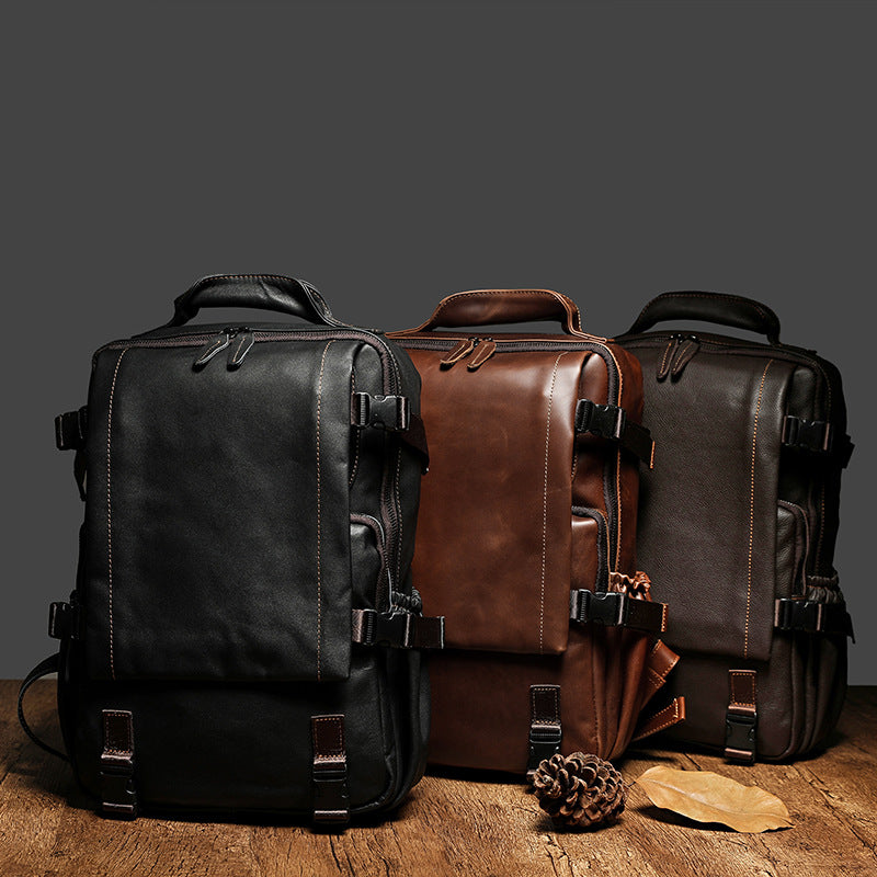 Women's & Men's & Leather Computer Portable Backpacks