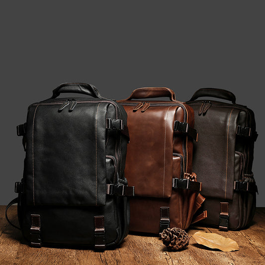 Women's & Men's & Leather Computer Portable Backpacks