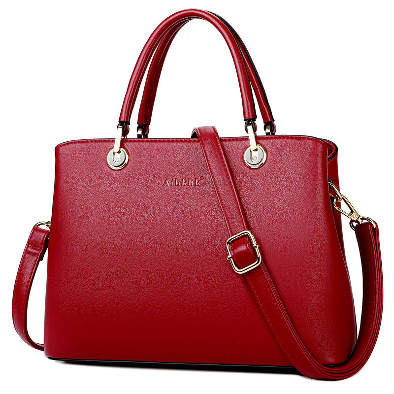 Women's Fan Simple Mother Large Capacity Handbags