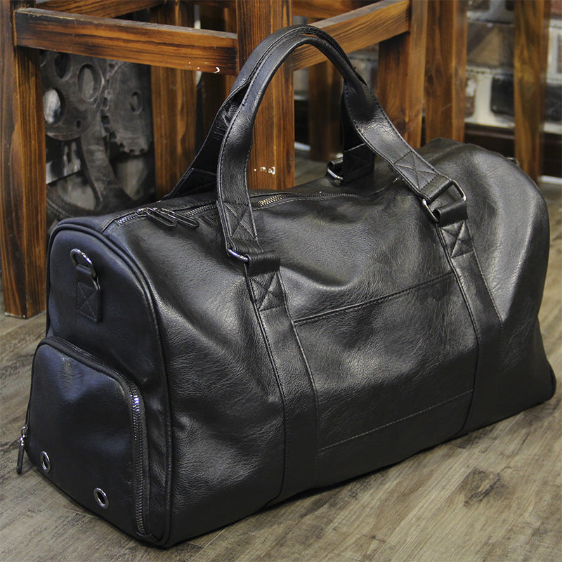 Large Capacity With Shoe Compartments Short Men's Handbags