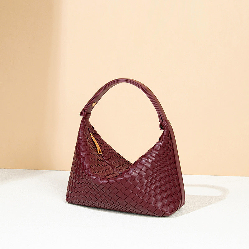 French Minority Hand-woven Versatile High-grade Large Handbags