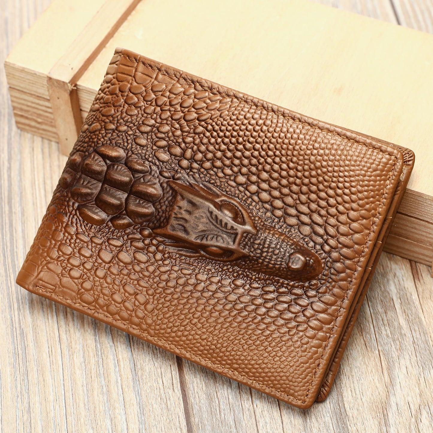 Men's Leather For Man High-grade Retro Embossing Men's Wallets