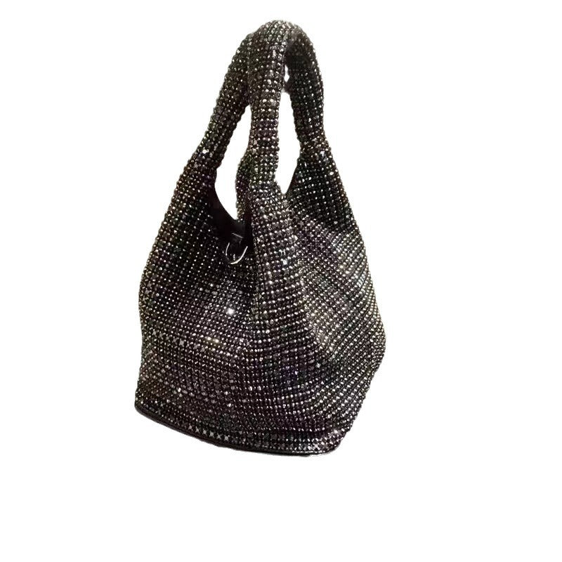 Women's Stylish Diamond Vest Shiny Chain Handbags
