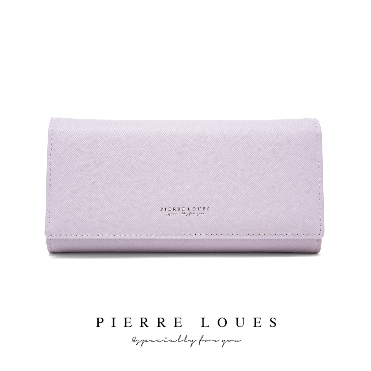 Women's Simple Large Capacity Clutch Cross Pattern Ladies Wallet