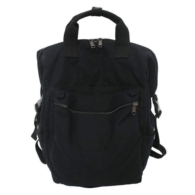 Style Leisure Washed-out Canvas College Korean Backpacks