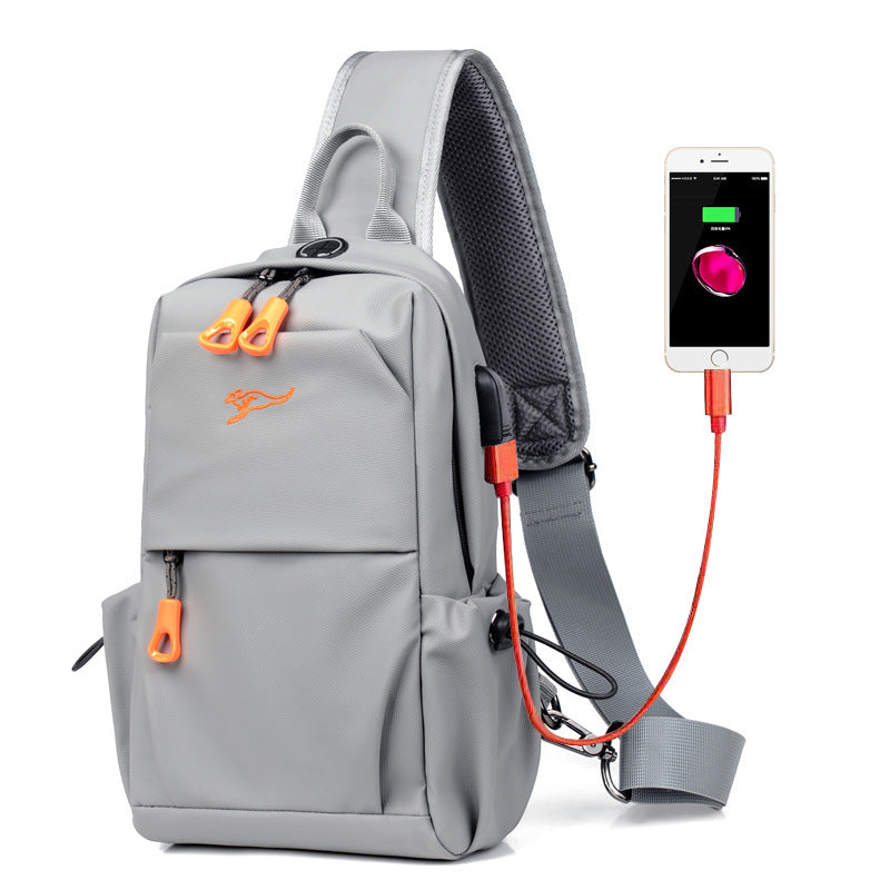 Men's Creative Kangaroo Fashion Rand One Men's Chest Bags