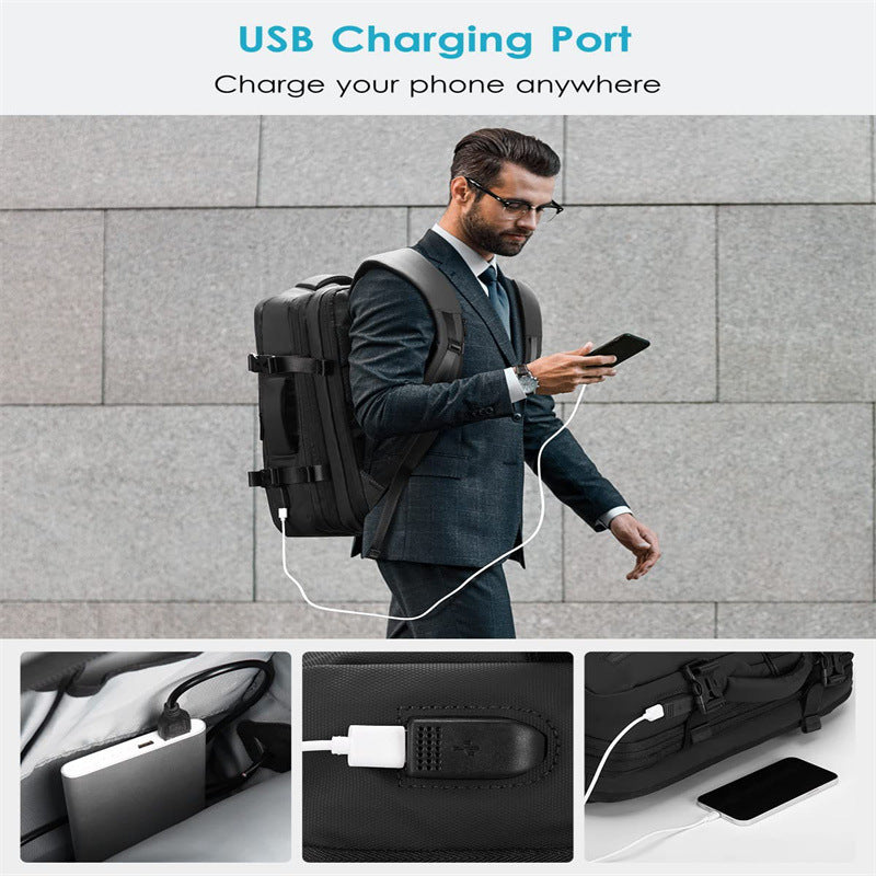 Men's Charging Large Capacity High-grade Multifunctional Backpacks