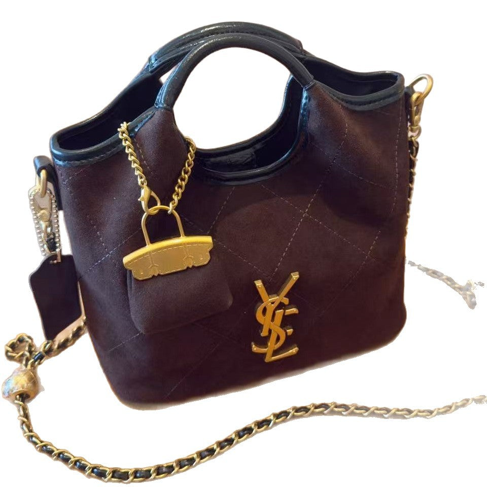 Deerskin Veet Diamond Plaid Classic Style Bags