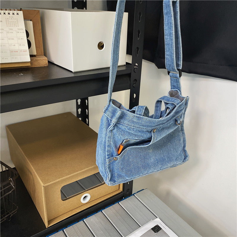 Denim Style Mini Ef Usm Bypass Women's Messenger Bag