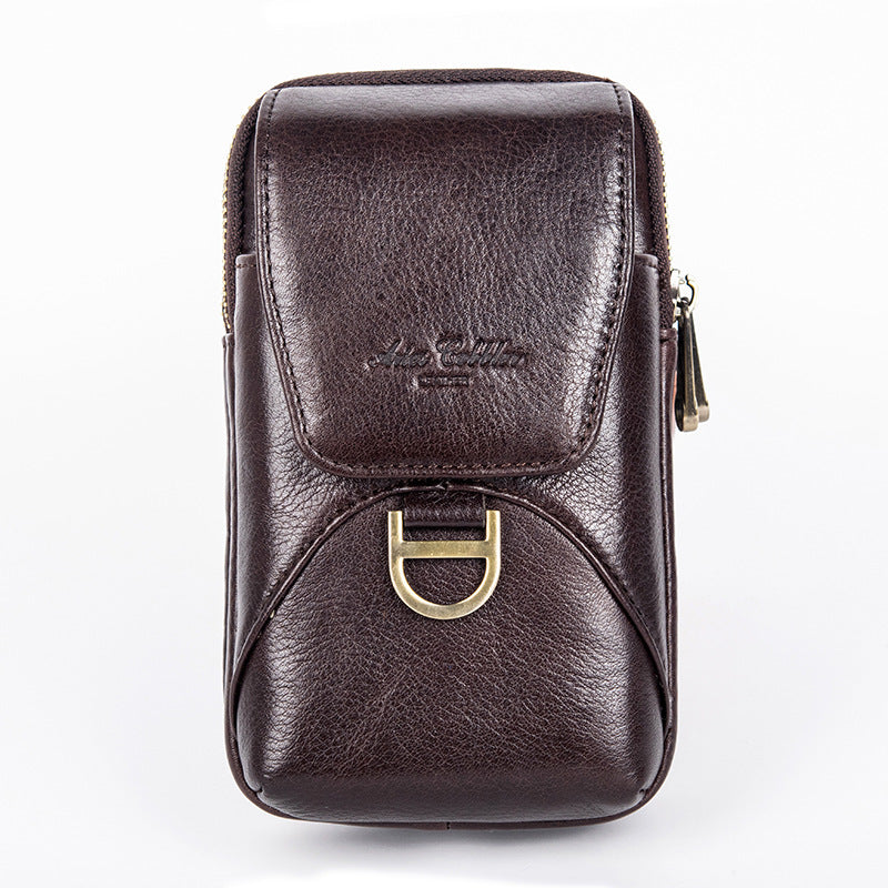 Leather Trend Simple Mid-length Mobile Plaid Phone Bags