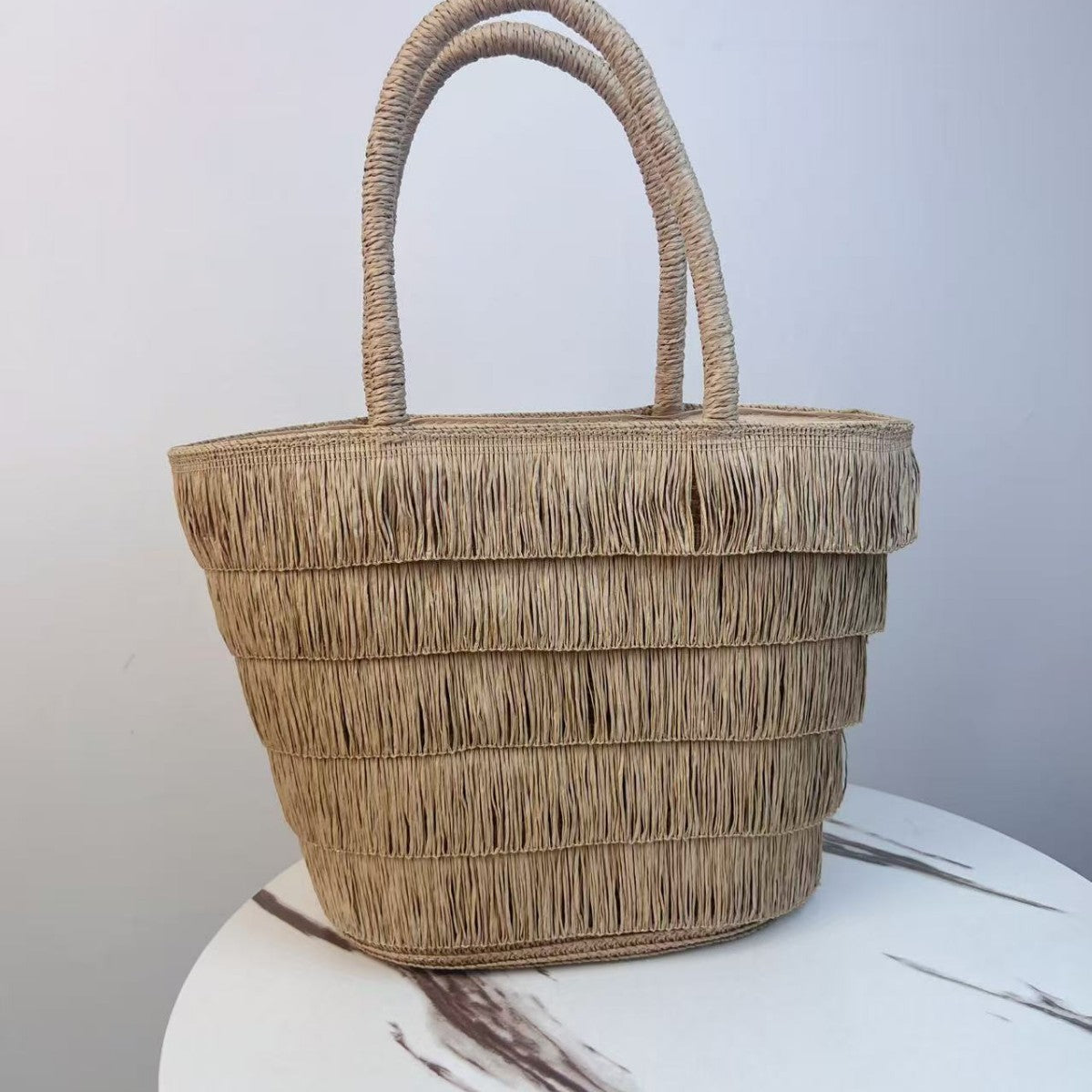 Handmade Mini Basket Beach Woven Light Women's Shoulder Bag