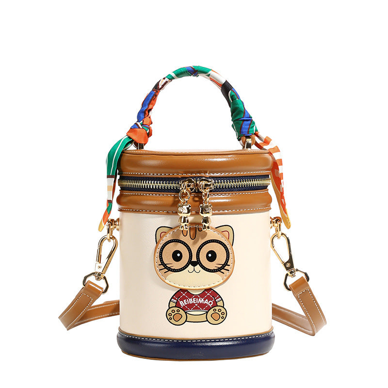 Women's Source Street Trend Round Mobile Women's Messenger Bag
