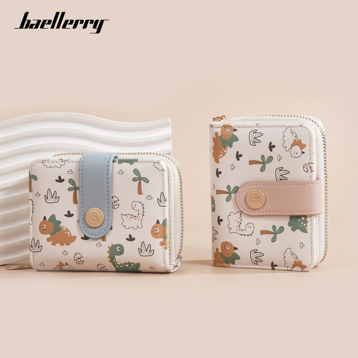 Women's Bear Printed Short High Sense Ladies Wallet