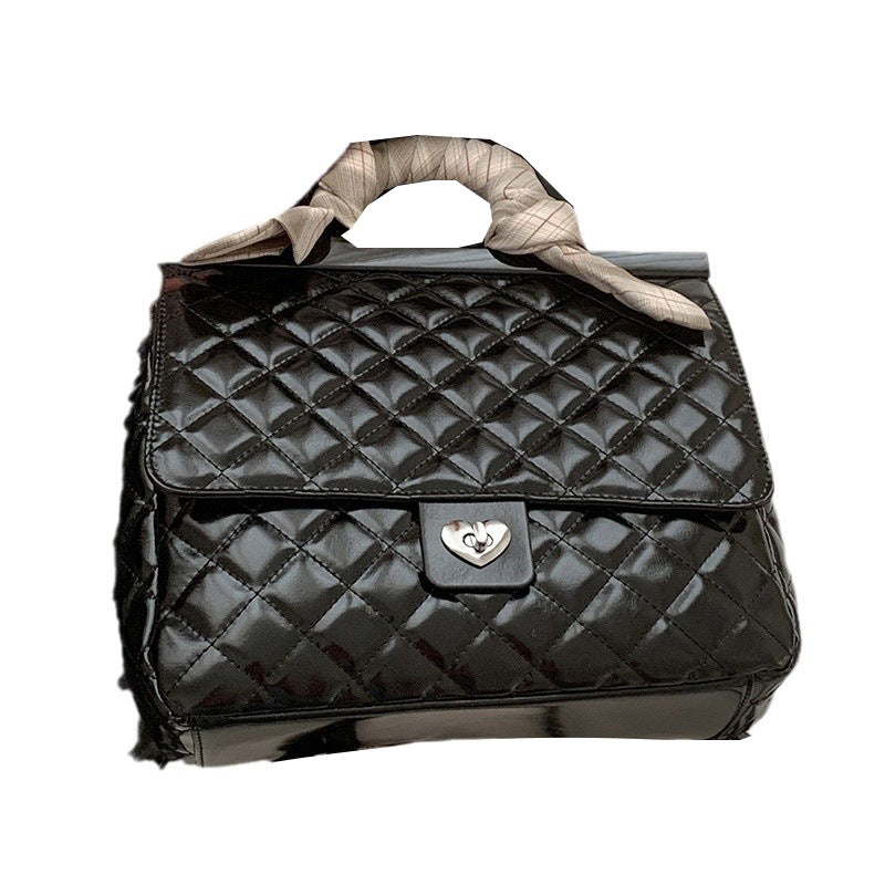 Women's Classic Style Large Capacity Rhombus Portable Backpacks