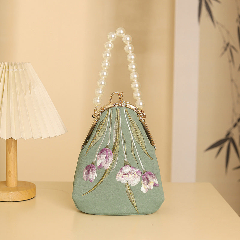 Town Embroidered Ancient Style Cheongsam Banquet Bags