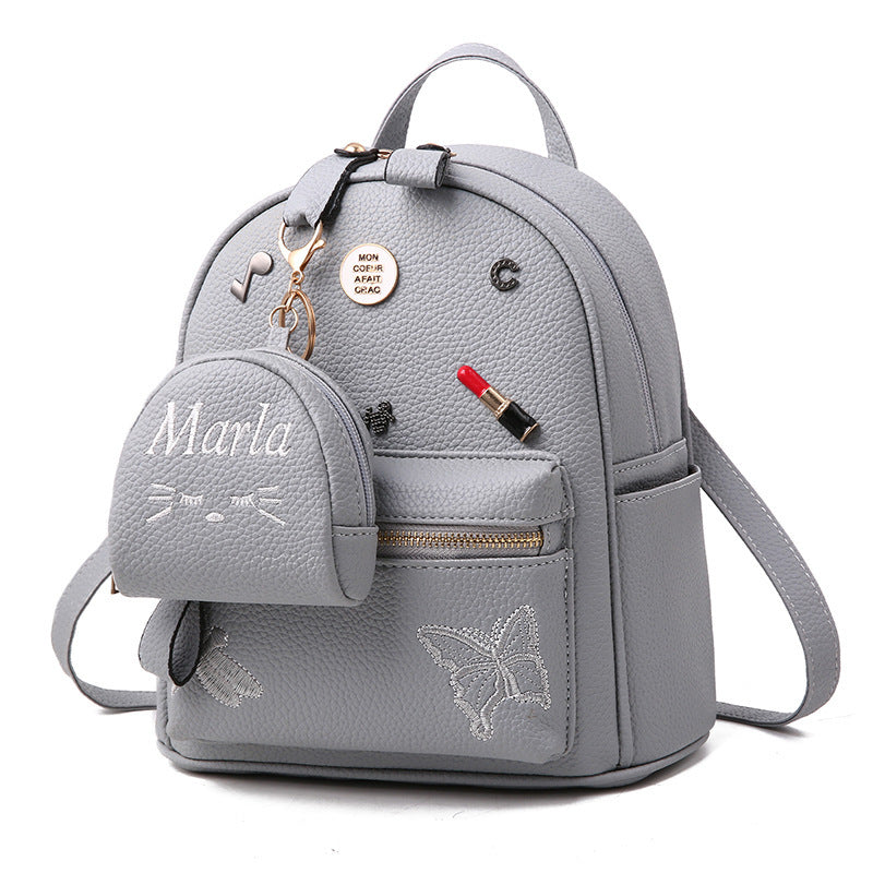 Women's Fashionable Shaping Korean Dignified Straight Backpacks