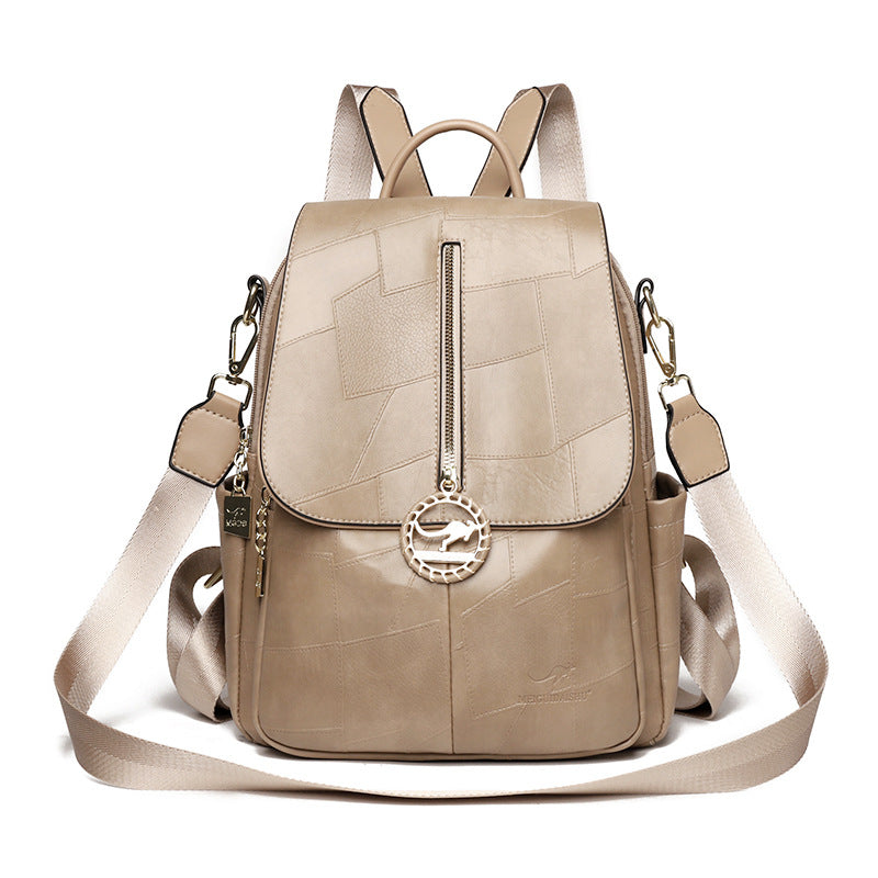 Women's Fashionable Splicing Large Capacity Trendy Travel Bags