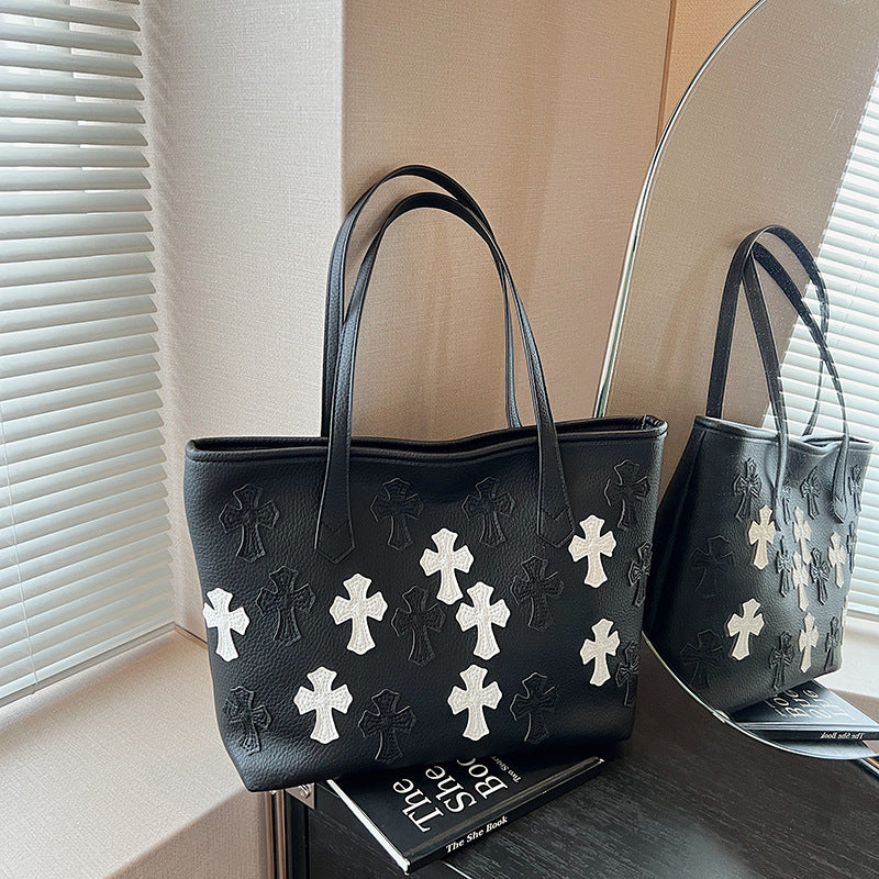 Cross Large Capacity Light Luxury Feeling Tong Women's Shoulder Bag