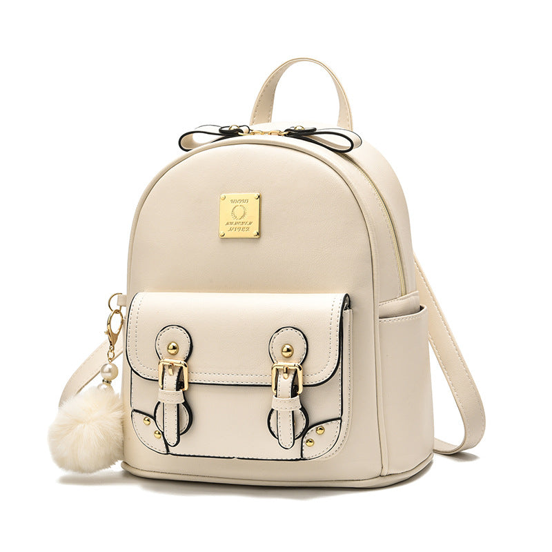 Women's Fashion Large Capacity Soft Leather Backpacks