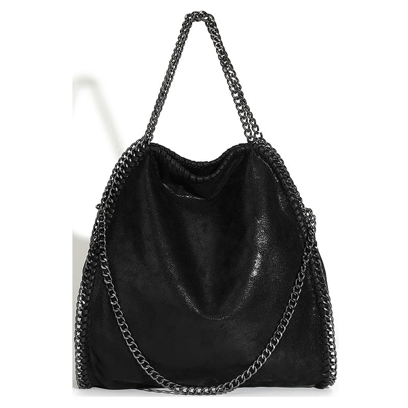 Women's Cool Versatile Chain Foldable Big Shoulder Bags