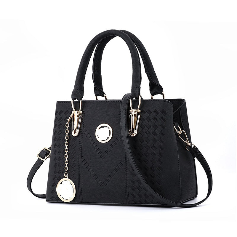 Women's Korean Embroidered Fashionable Simple Big Featured Bags