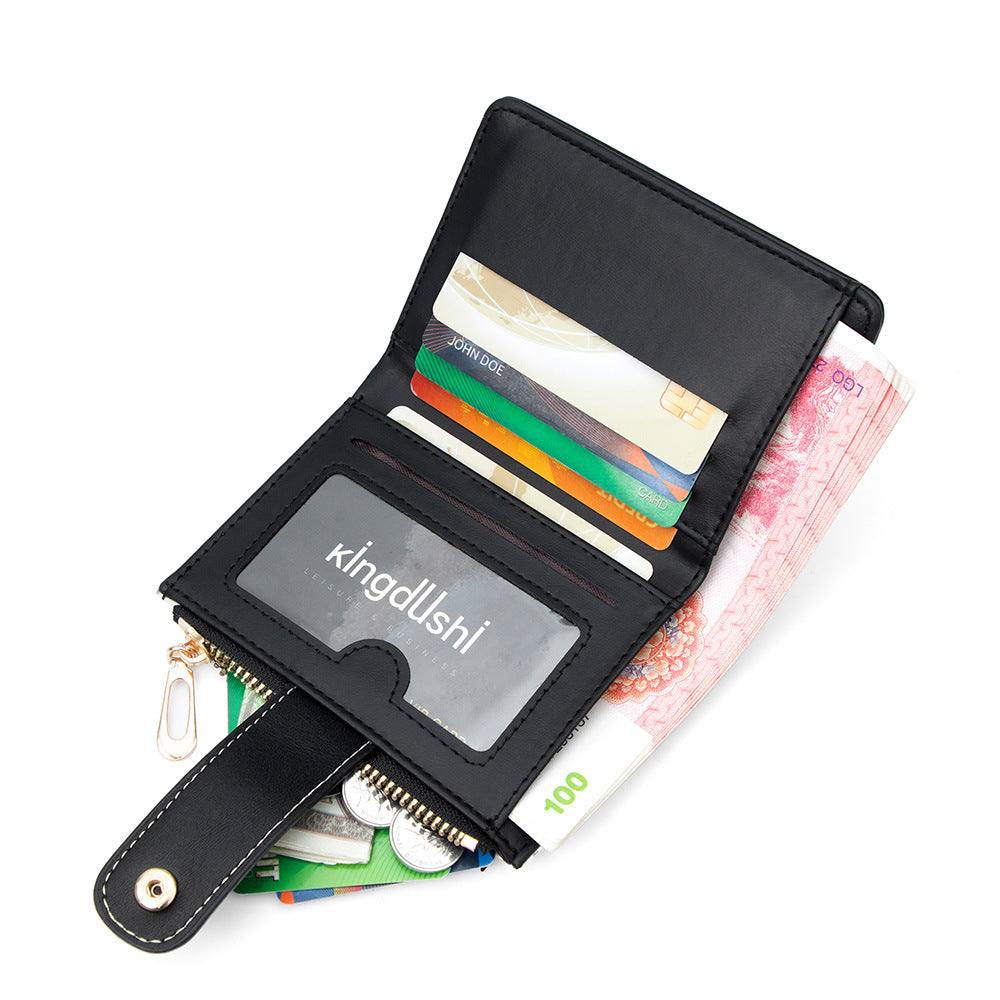 Attractive Style Cute Cartoon Short Zipper Coin Purses