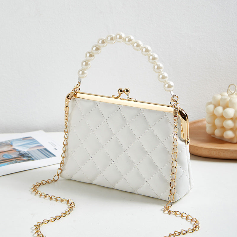 Women's Korean Version Of Style Diamond Pattern Women's Handbag