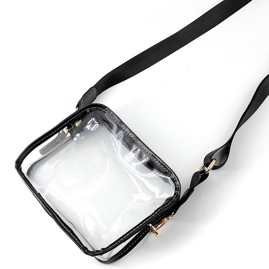 Women's Transparent Female Four Applicable Portable Gel Women's Messenger Bag